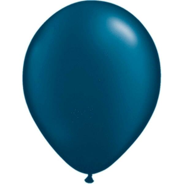 Mayflower Distributing 11 in. Pearl Midnight Blue Latex Balloon 6228